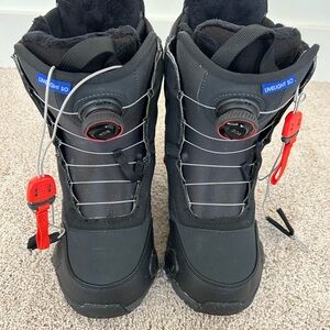 Burton Limelight Step On Boots - Black and Red